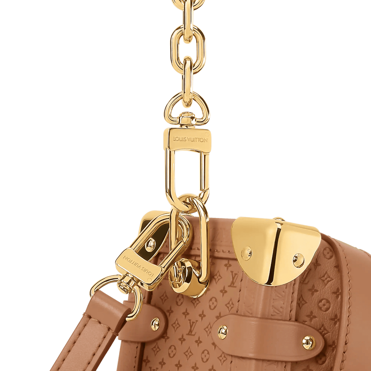Side Trunk MM Minigram Calfskin Shoulder Bag For Women