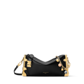 Slim Trunk Calf Leather Black Gold-Toned Hardware