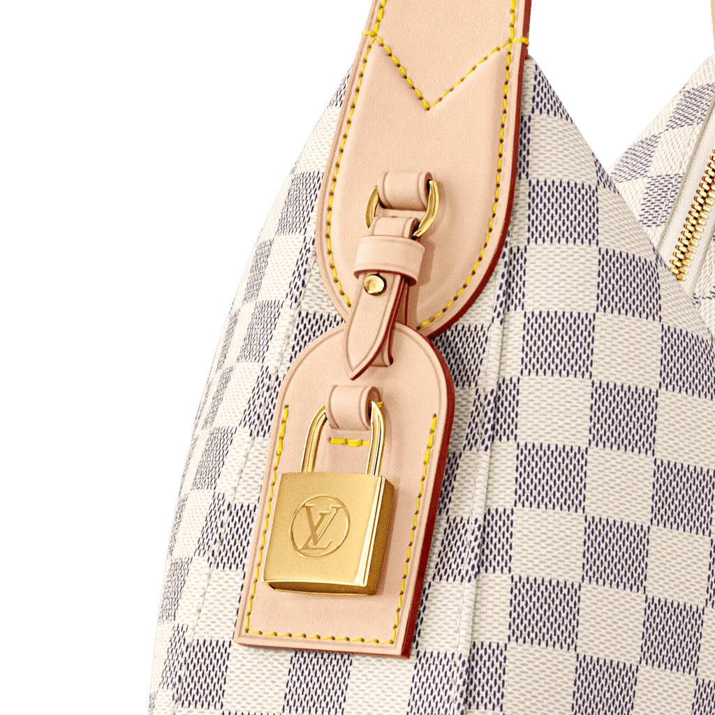 Slouchy PM Damier Azur Coated Canvas Shoulder Bag N00116 For Women