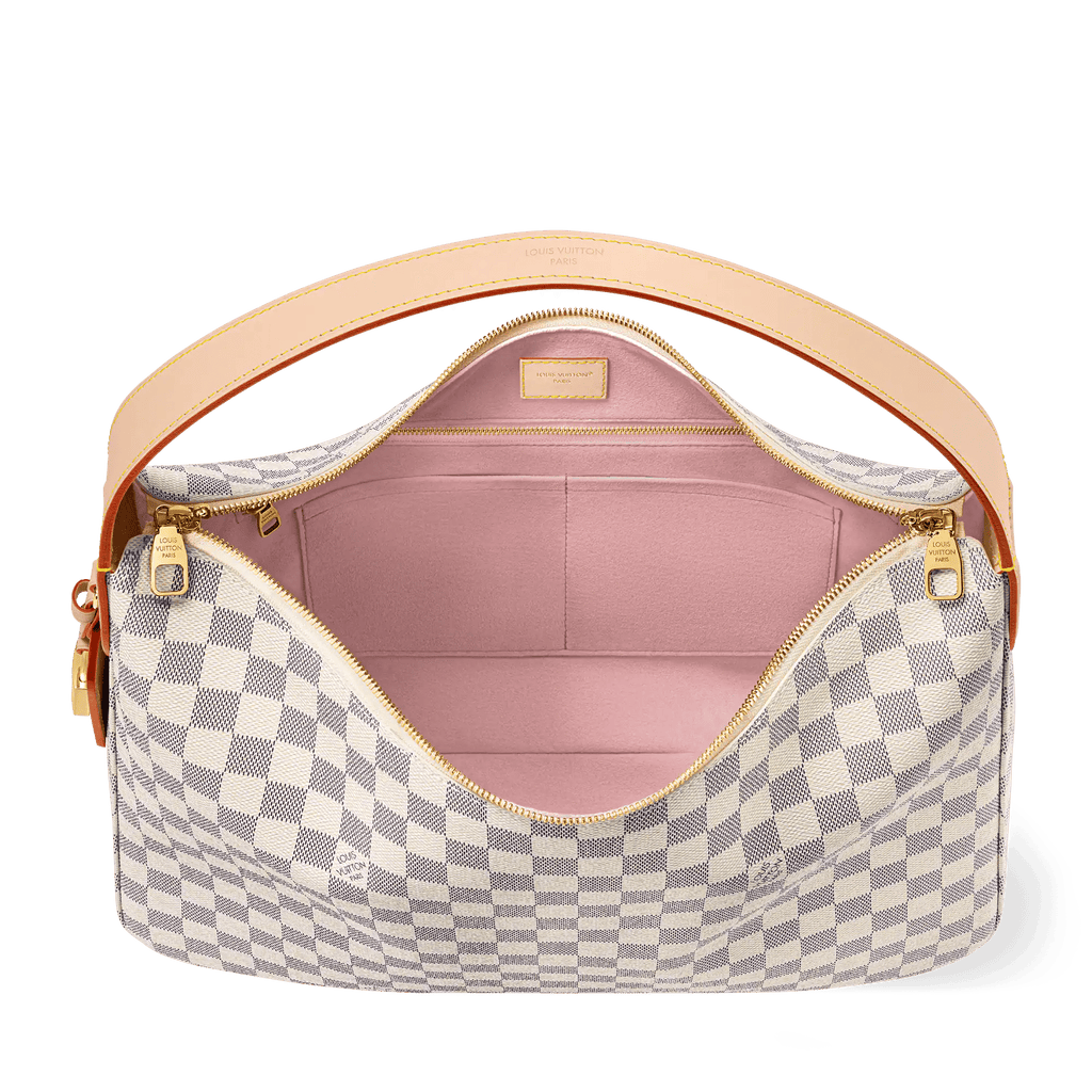 Slouchy MM Damier Azur Coated Canvas Tote N00126 For Women