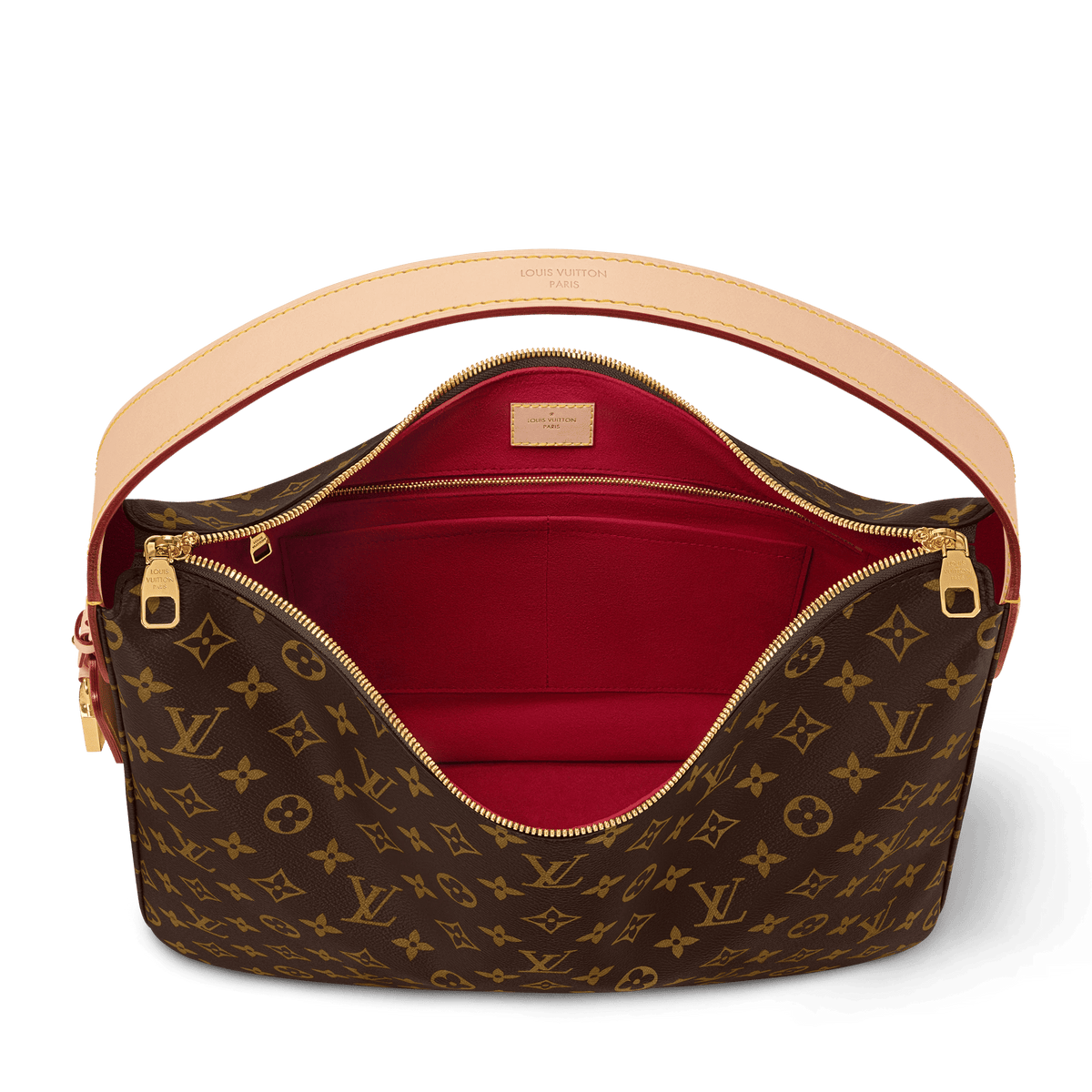 Slouchy MM Monogram Coated Canvas Tote Bag M12098 For Women
