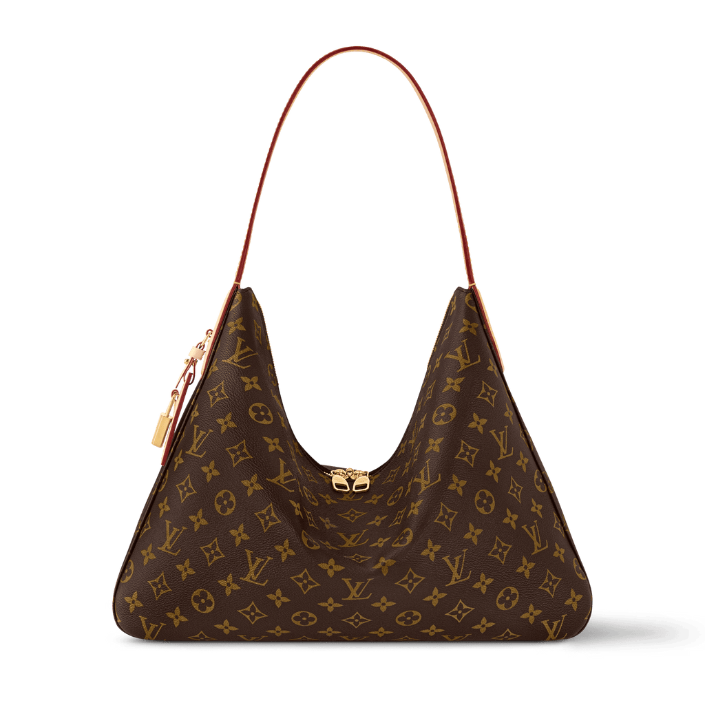 Slouchy MM Monogram Coated Canvas Tote Bag M12098 For Women