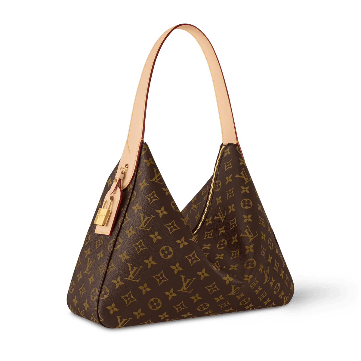 Slouchy MM Monogram Coated Canvas Tote Bag M12098 For Women