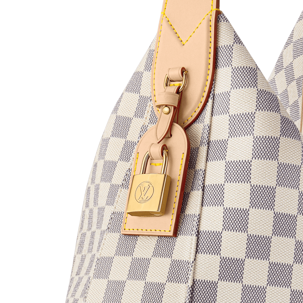 Slouchy MM Damier Azur Coated Canvas Tote N00126 For Women
