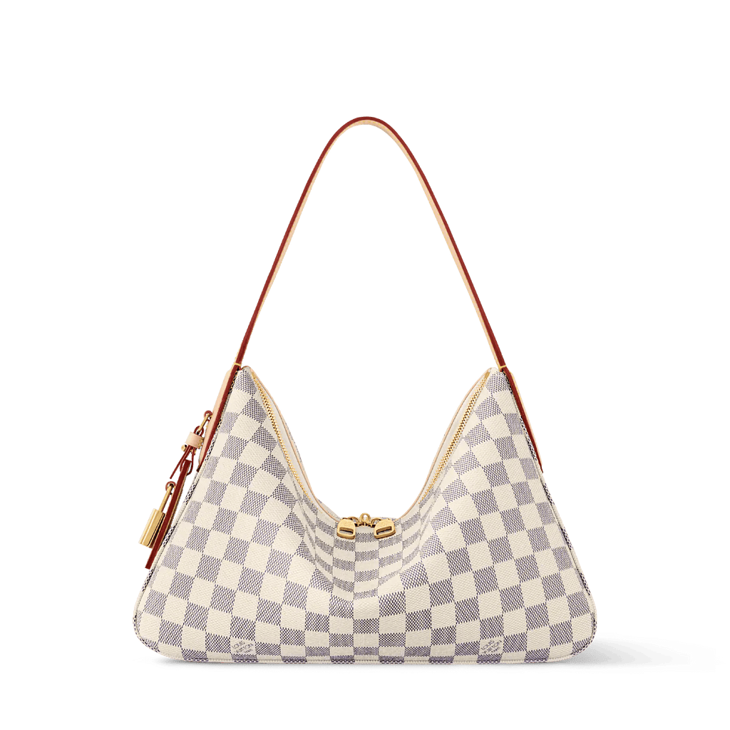 Slouchy PM Damier Azur Coated Canvas Shoulder Bag N00116 For Women