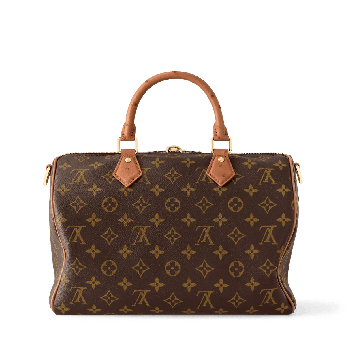 Tan Coated Canvas & Leather Handbag product image 5