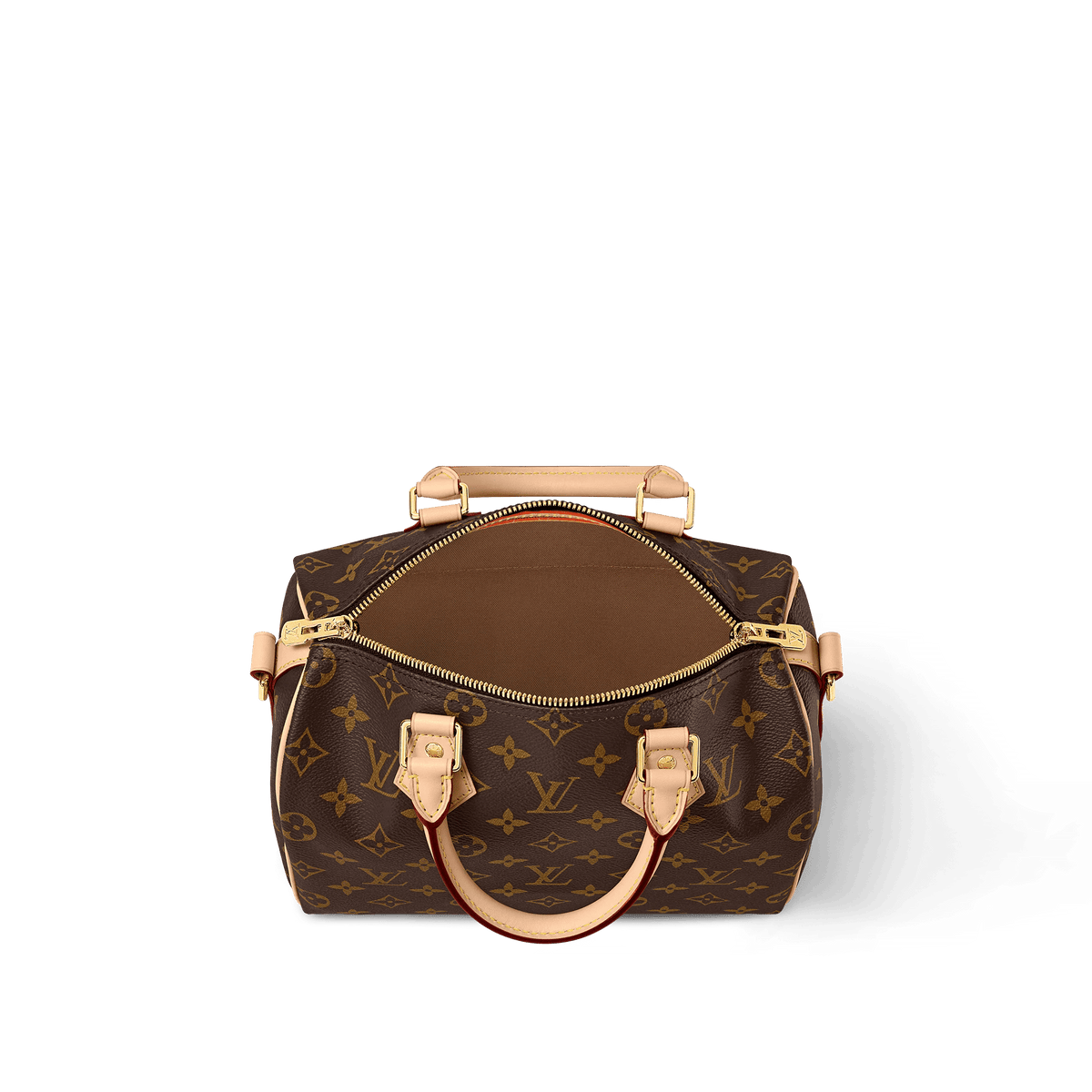 Speedy Bandoulière 25 Monogram Coated Canvas Handbag P01918 For Women