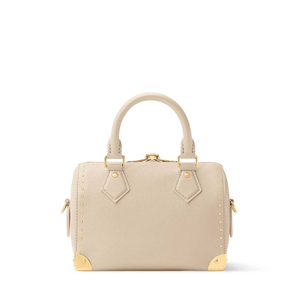 Speedy Trunk 20 Calfskin Leather Almond Crossbody Bag For Women