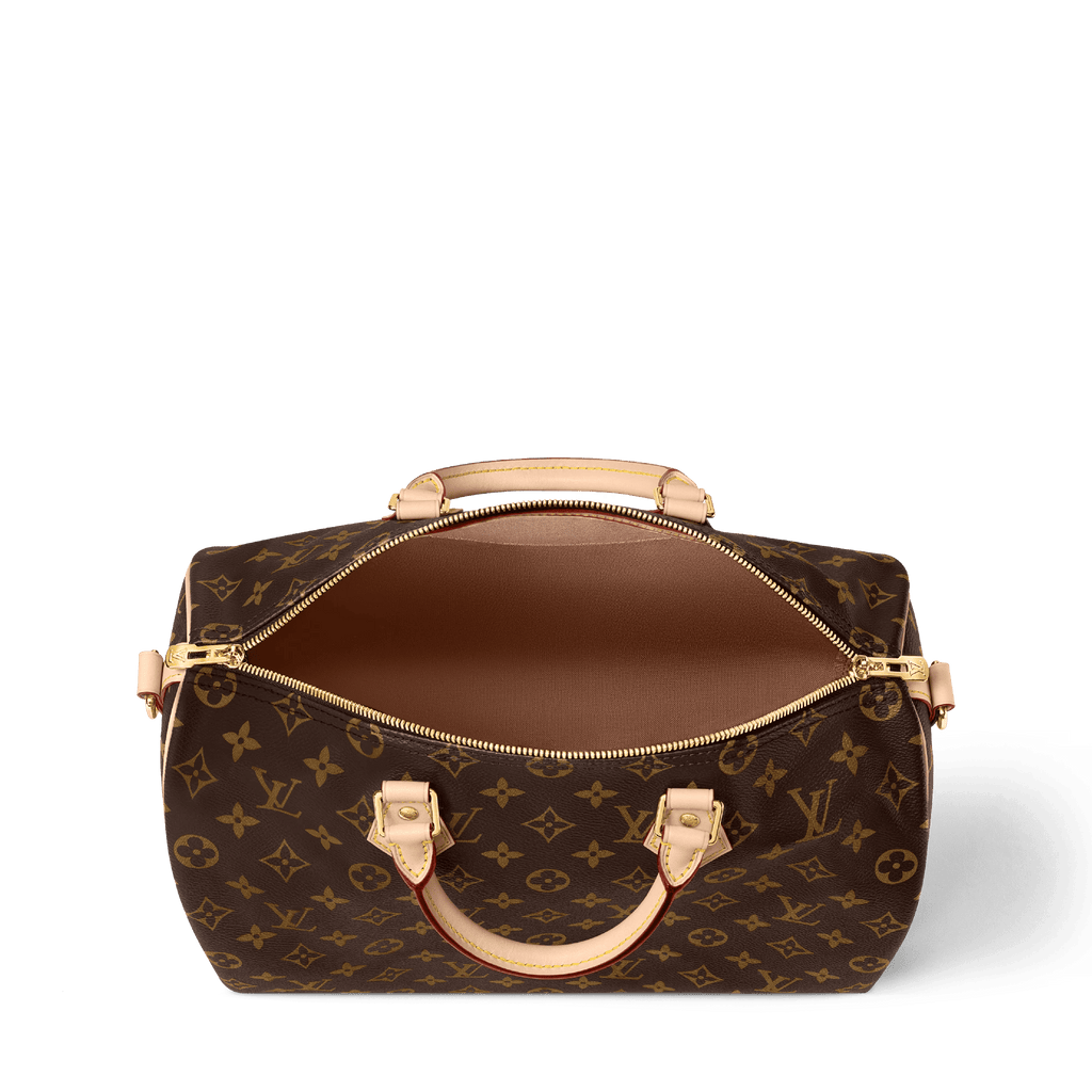Speedy Bandoulière 35 Monogram Coated Canvas Handbag M46981 For Women