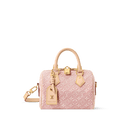 Speedy Bandoulière 20 Monogram Emblème Rose Ruban Bag For Women