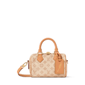 Speedy Bandoulière 20 Linen Monogram Origine Canvas Handbag M27951 For Women
