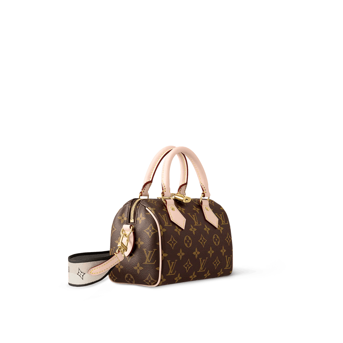 Speedy Bandoulière 20 Monogram Coated Canvas Crossbody Bag M46234 For Women
