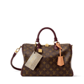 Coated Canvas & Cowhide Leather Handbag product image 1