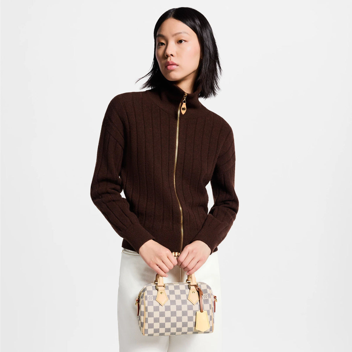 Yellow Coated Canvas Handbag Design 002 product image 13