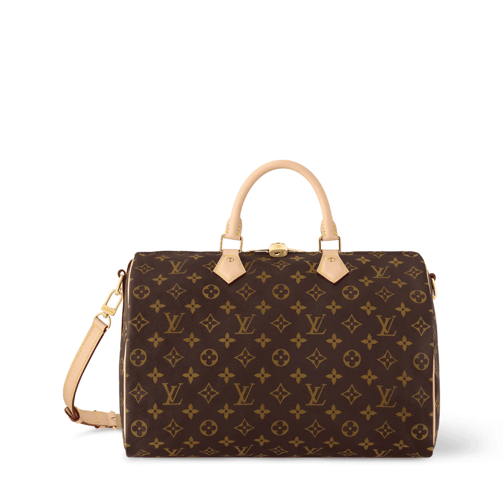 Speedy Bandoulière 35 Monogram Coated Canvas Handbag M46981 For Women