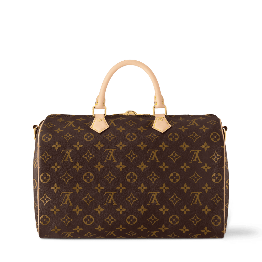 Speedy Bandoulière 35 Monogram Coated Canvas Handbag M46981 For Women