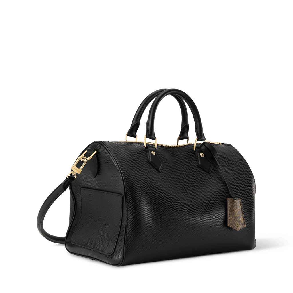 Speedy Soft 30 Black Epi Leather Handbag M25671 For Women