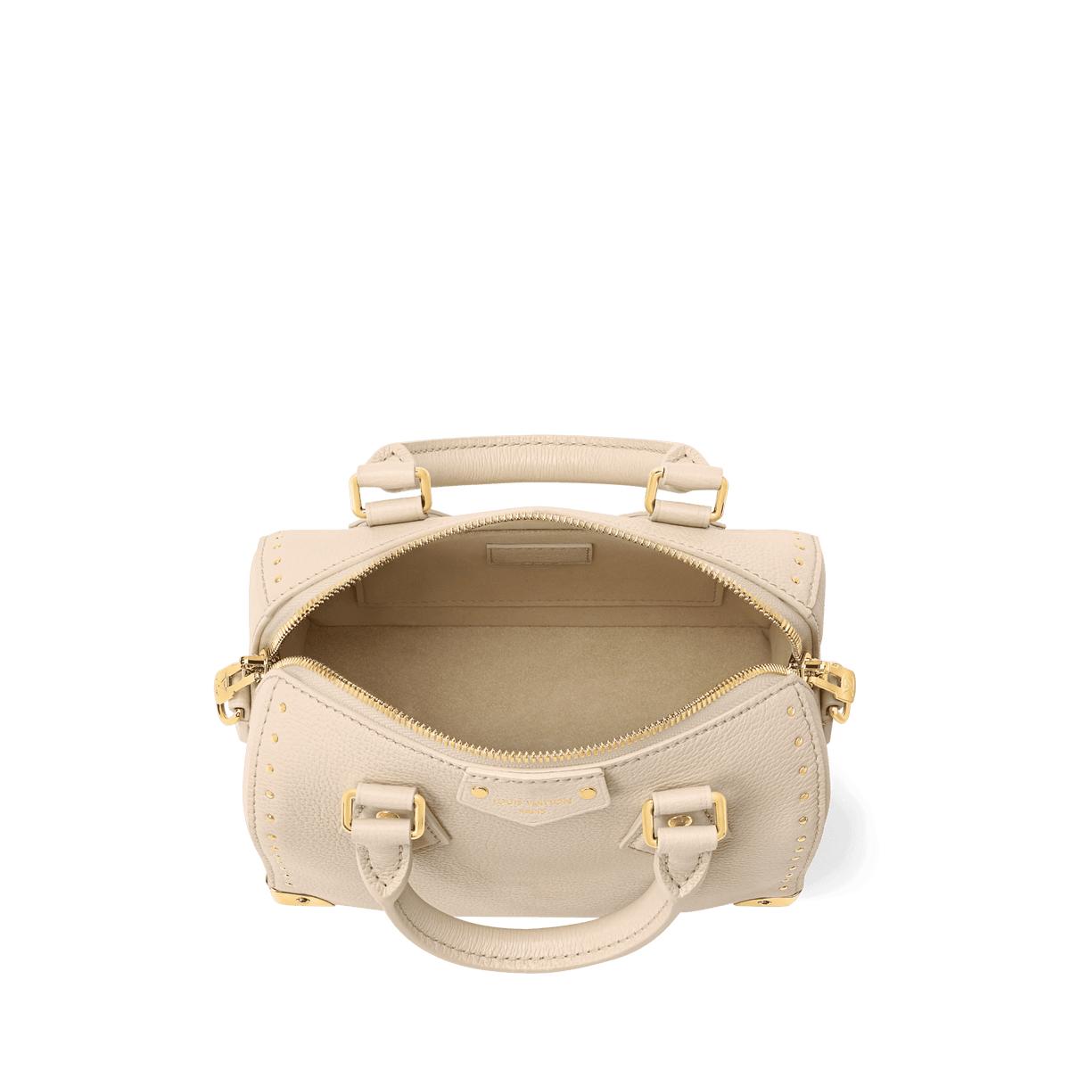 Speedy Trunk 20 Calfskin Leather Almond Crossbody Bag For Women