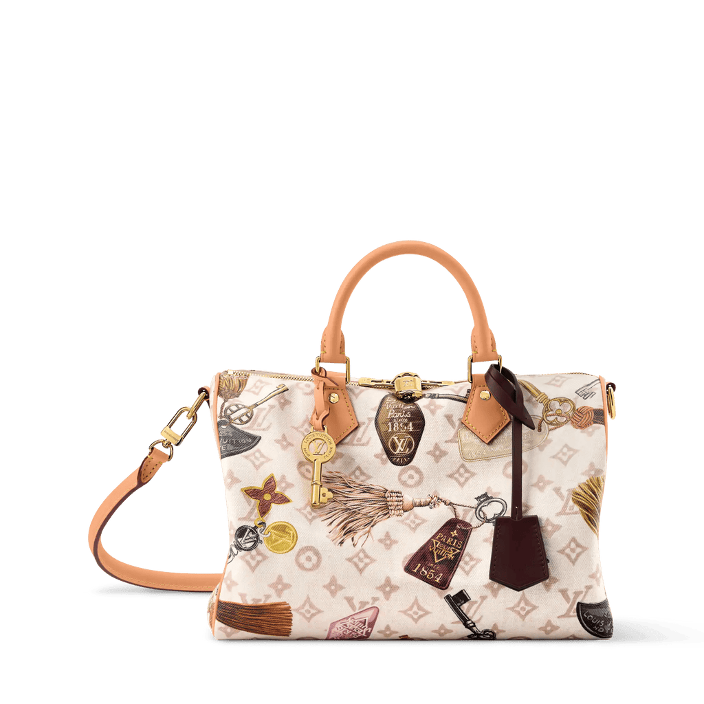 Speedy 30 Soft Monogram Canvas Tote Bag For Women
