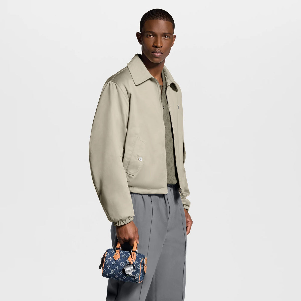 Speedy 18 Bandoulière Bag Monogram Flowers Denim Shoes Collection