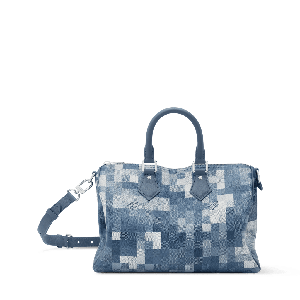 Speedy 30 Bandoulière Bag Damoflage Indigo Shoes For Men