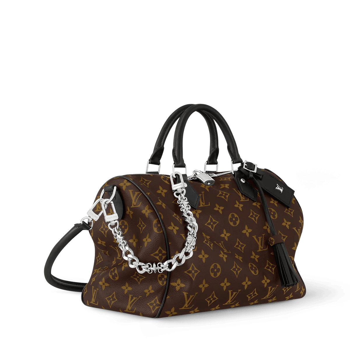 Black Coated Canvas Handbag Design 008 product image 2