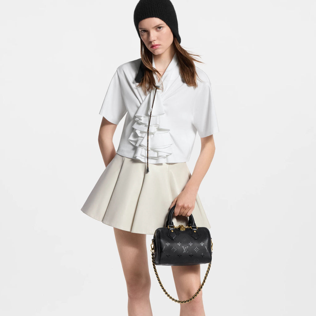 Speedy Bandoulière 20 Monogram Ink Calfskin Bag For Women