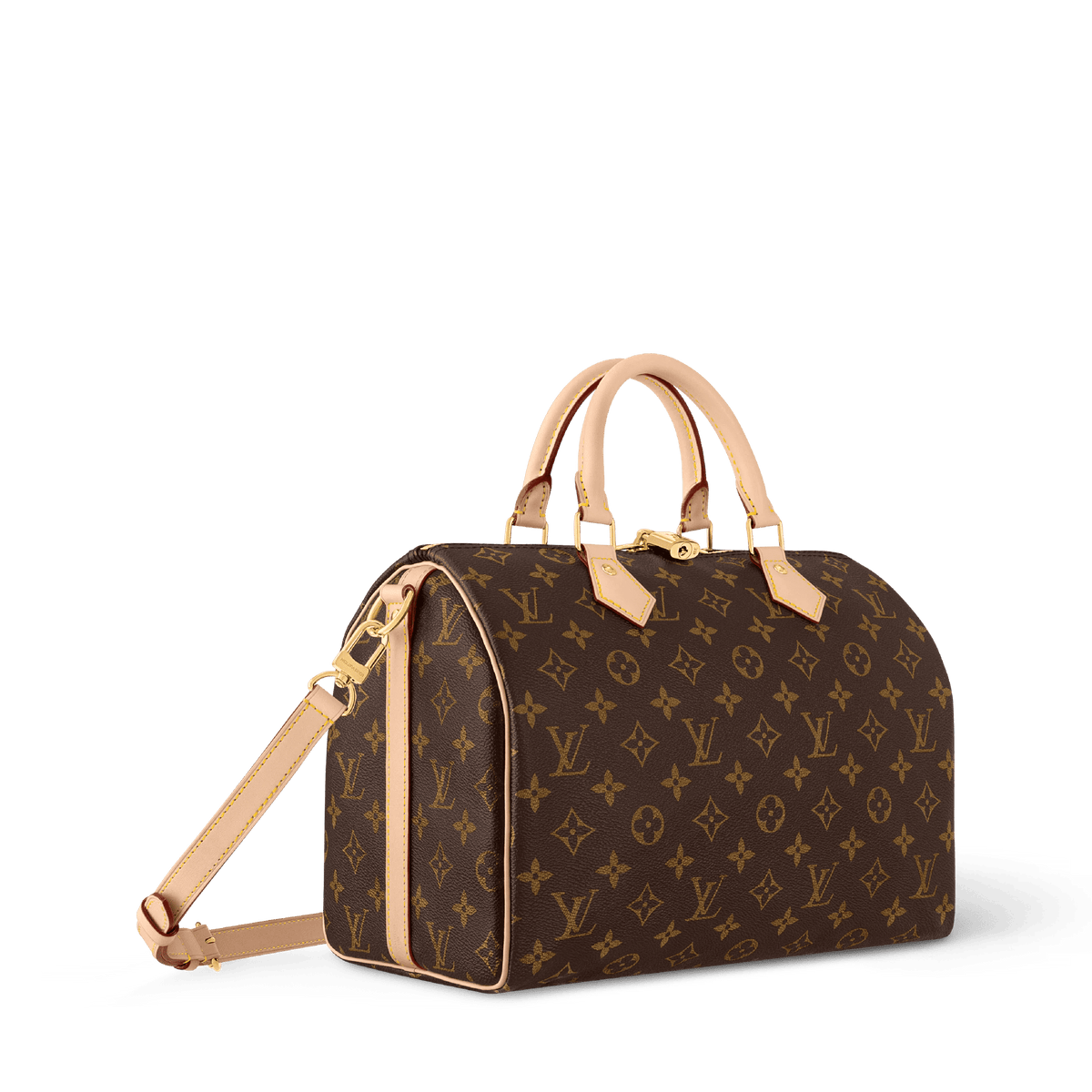 Speedy Bandoulière 30 Monogram Coated Canvas Tote Bag M46980 For Women