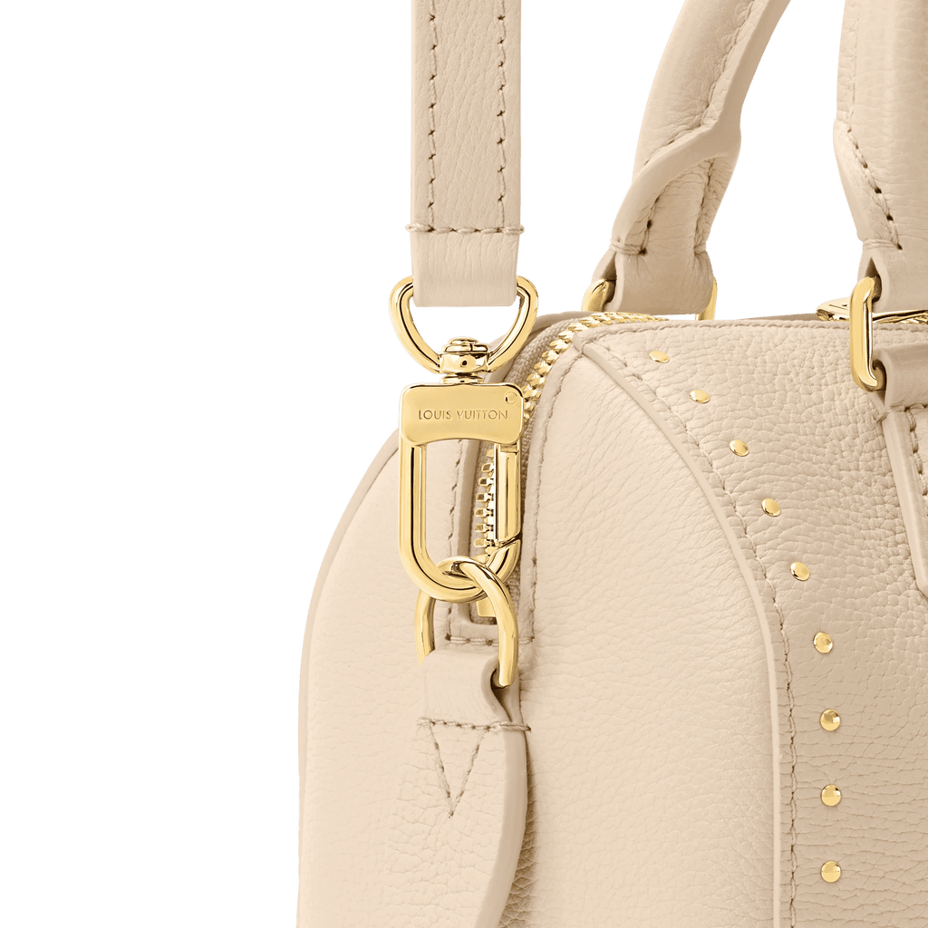 Speedy Trunk 20 Calfskin Leather Almond Crossbody Bag For Women