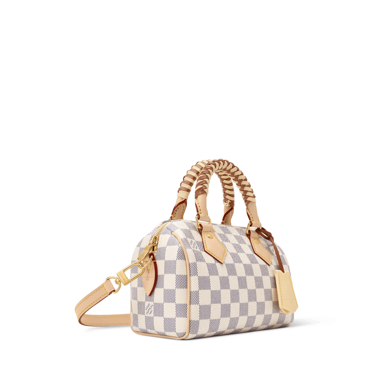 Speedy Bandoulière 20 Damier Azur Coated Canvas Handbag N40950 For Women