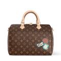 Speedy Bandoulière 30 Mon Monogram Coated Canvas Handbag P01920 For Women