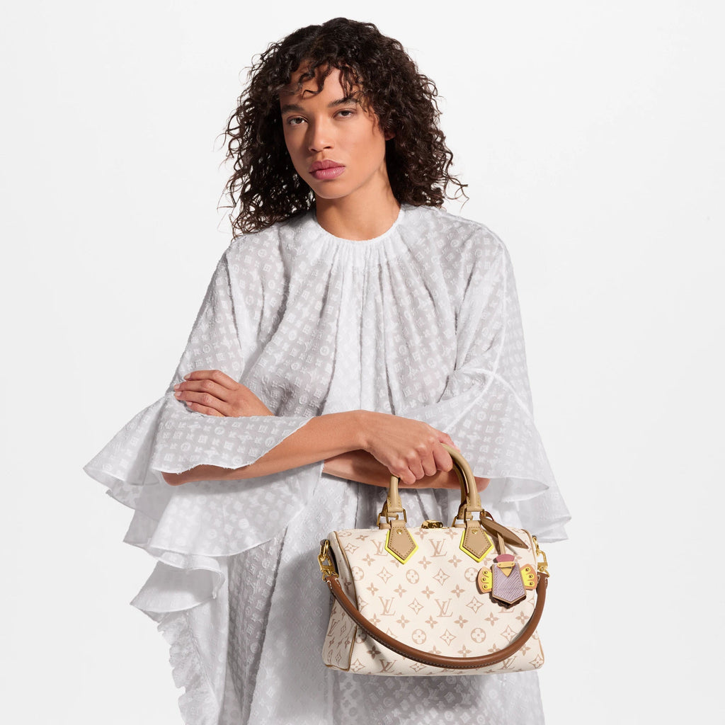 Speedy Bandoulière 25 Monogram Dune Canvas Bag For Women
