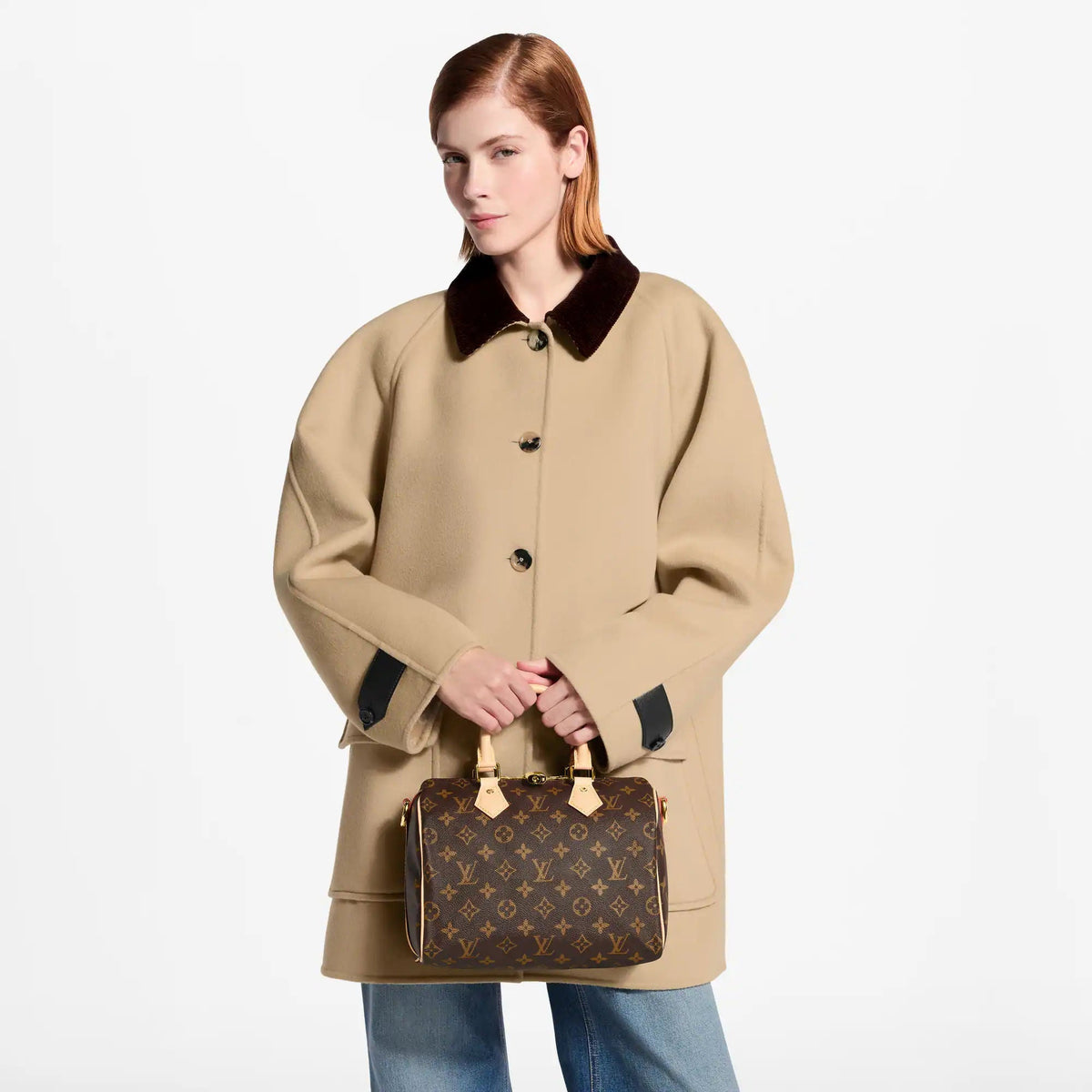 Speedy Bandoulière 25 Monogram Canvas Crossbody Bag For Women