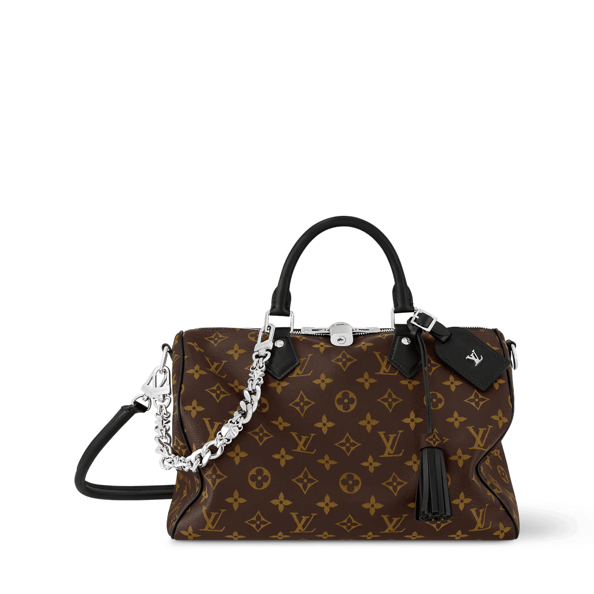Black Coated Canvas Handbag Design 008 product image 1