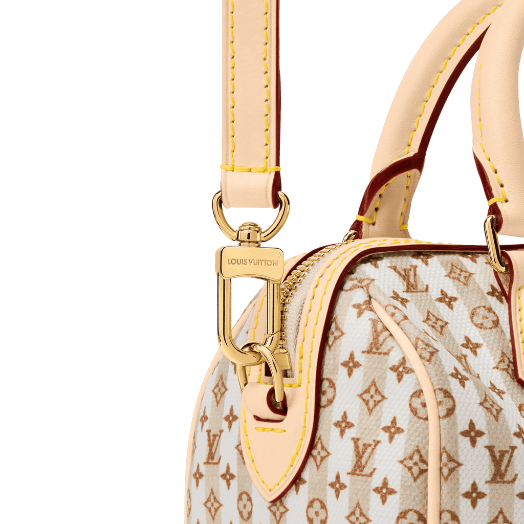 Speedy Bandoulière 20 LV Stamp Nude Rose Monogram Canvas Handbag M29459 For Women