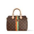 Speedy Bandoulière 25 Monogram Coated Canvas Handbag P01918 For Women