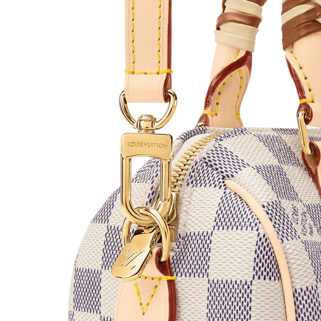 Speedy Bandoulière 20 Damier Azur Coated Canvas Handbag N40950 For Women