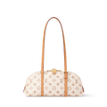 Squire East-West Monogram Dune Canvas Shoulder Bag For Women