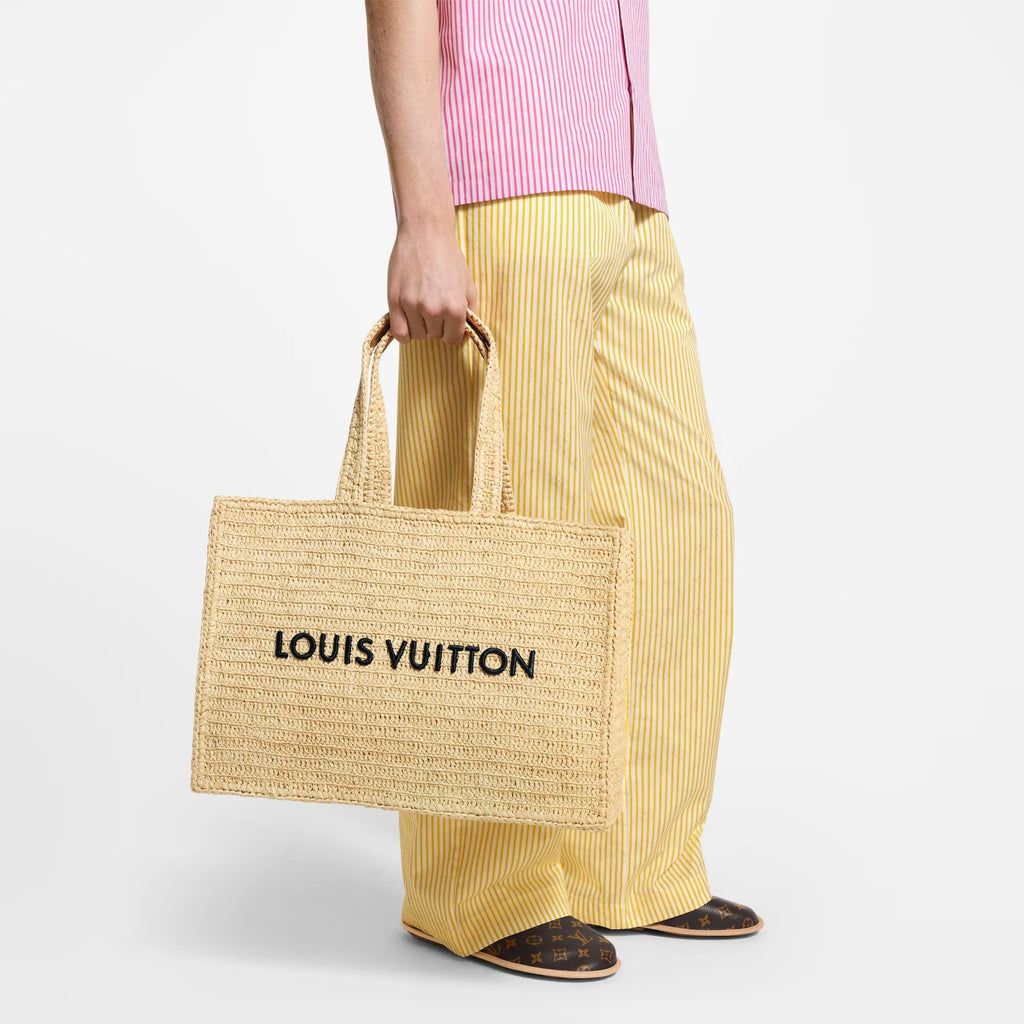 Beige Cowhide & Leather Tote Bag product image 6