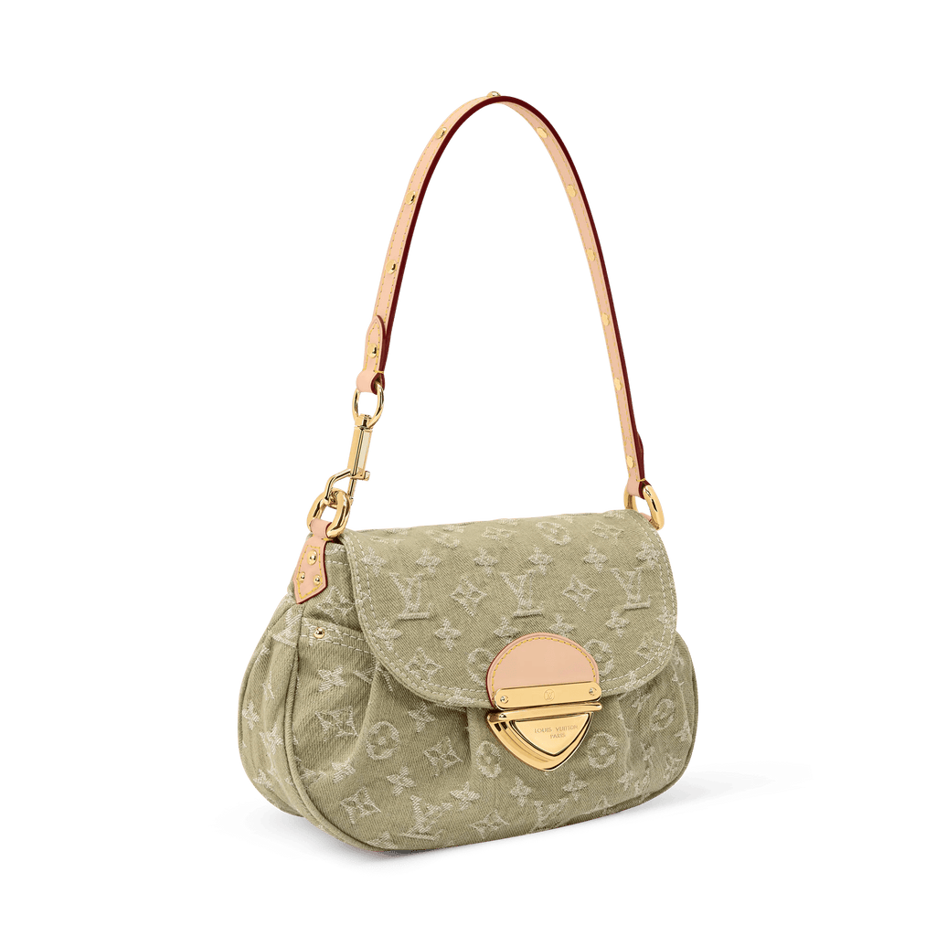 Khaki Denim & Cotton Handbag product image 2