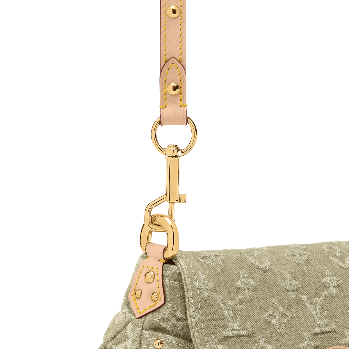 Khaki Denim & Cotton Handbag product image 3