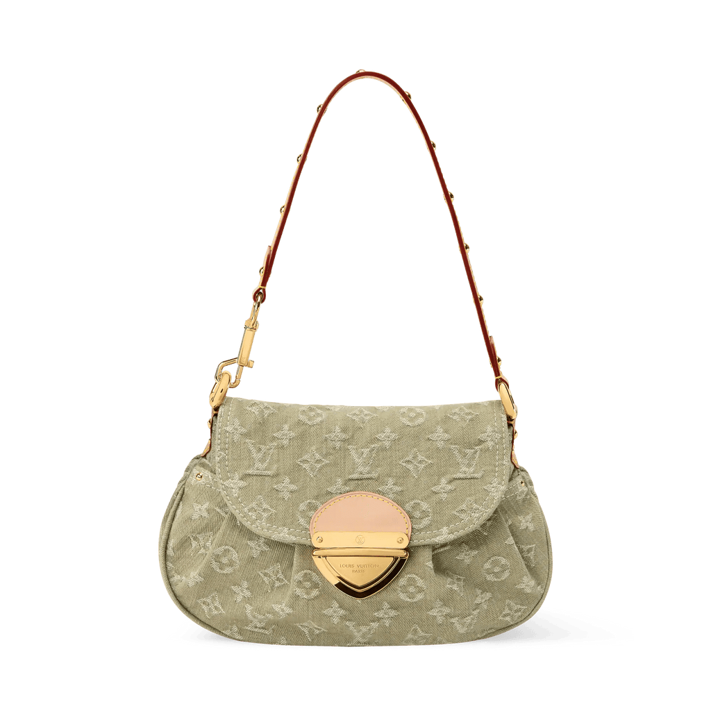 Khaki Denim & Cotton Handbag product image 1