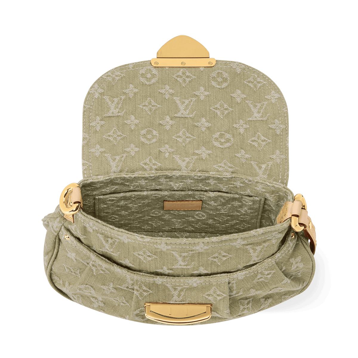 Khaki Denim & Cotton Handbag product image 4