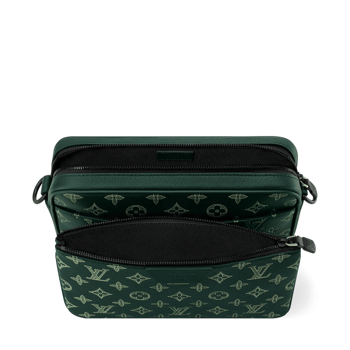 Trio Messenger Forest Green Shoes For Men
