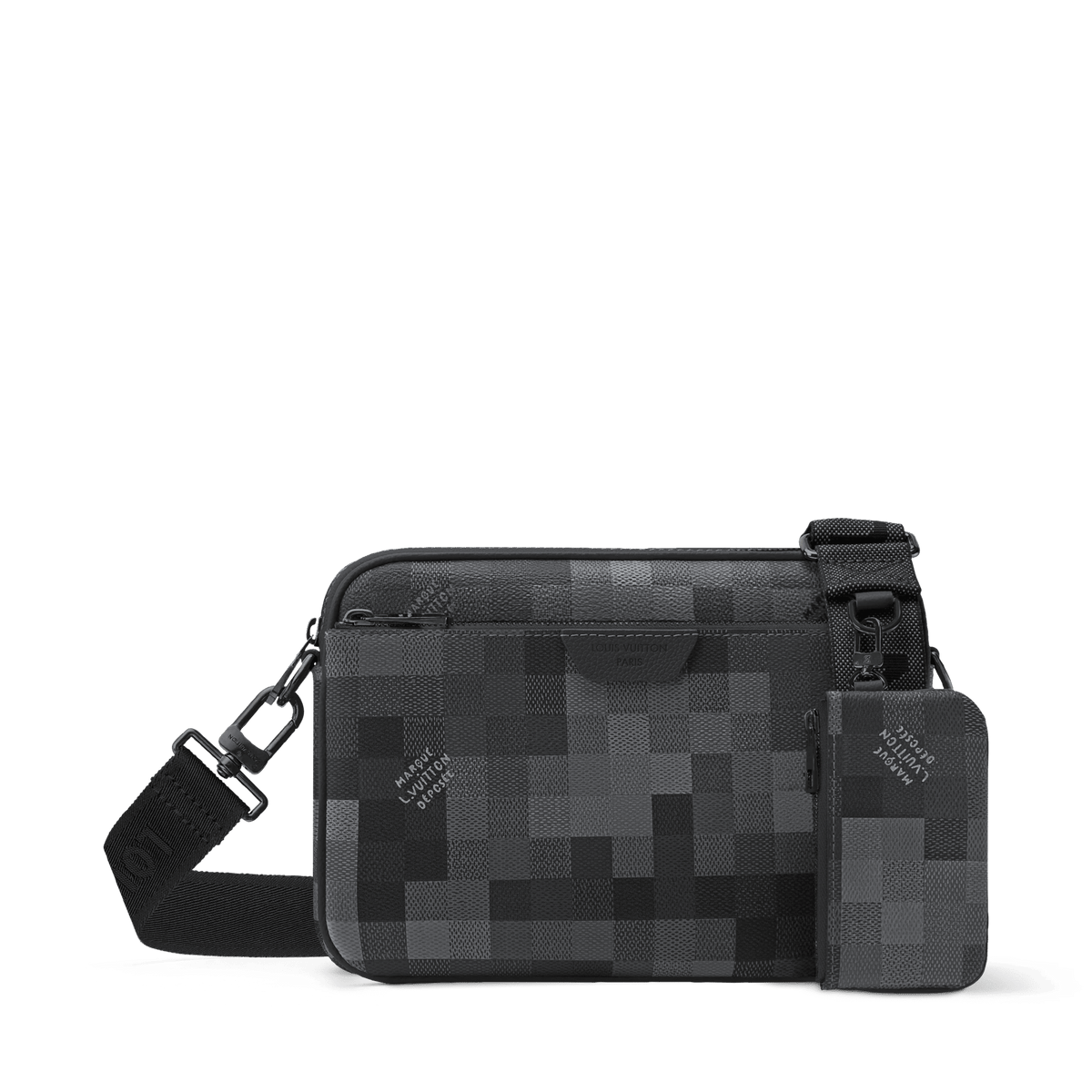 Black Coated Canvas Handbag Design 009 product image 1