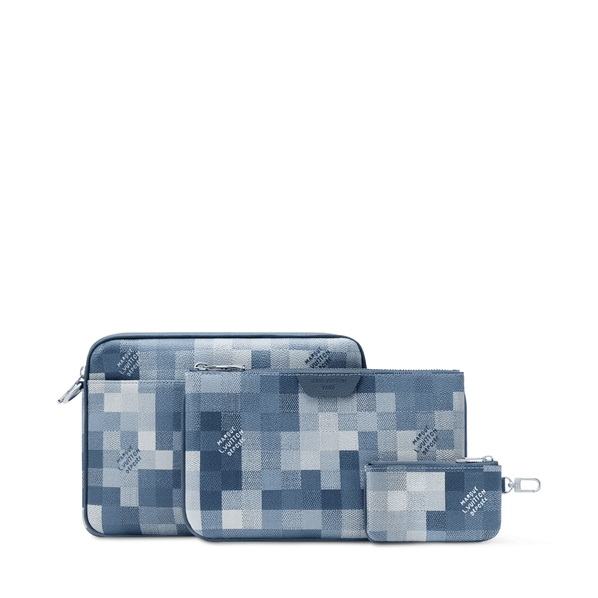 Trio Messenger Bag Indigo Shoes For Men