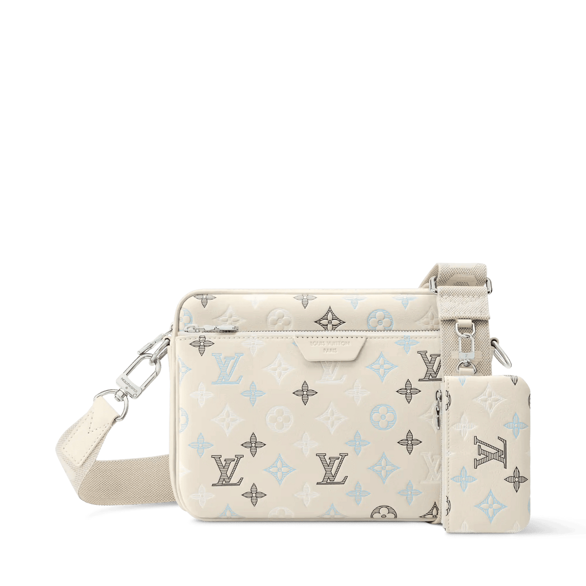 Trio Messenger Bag Monogram Shadow Shoes For Men