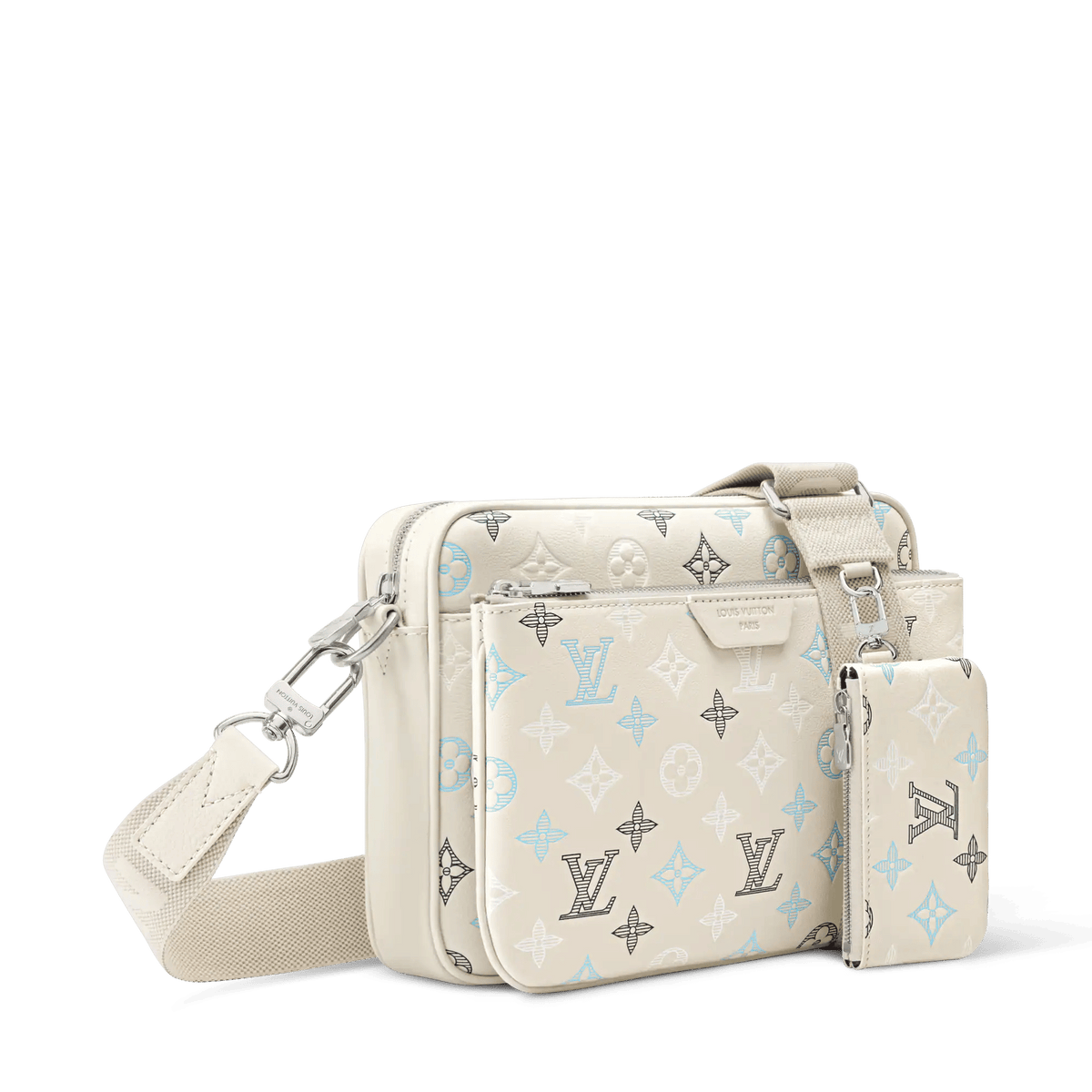 Trio Messenger Bag Monogram Shadow Shoes For Men