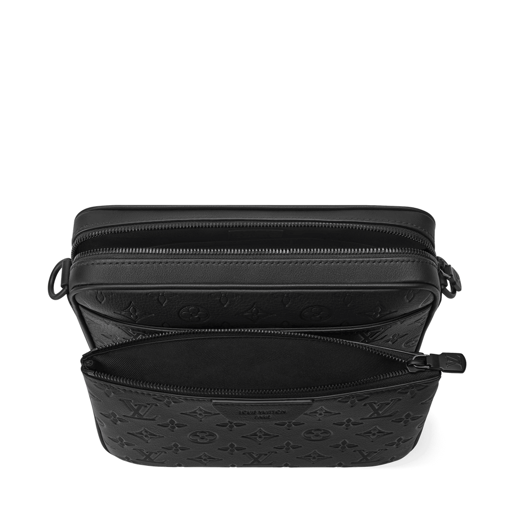 Trio Messenger Bag Black Shoes For Men
