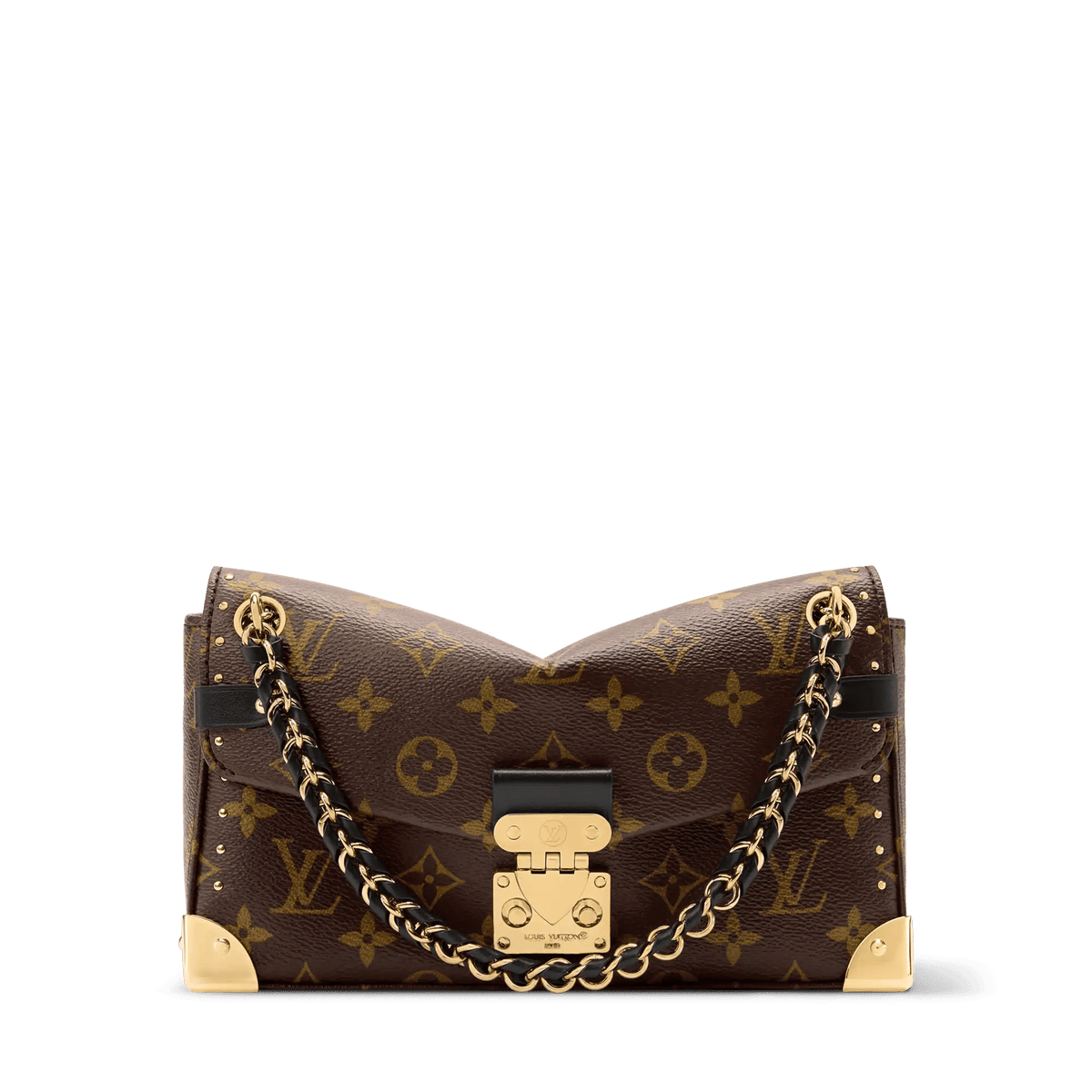 Trunkie East West Monogram Canvas Baguette Bag For Women